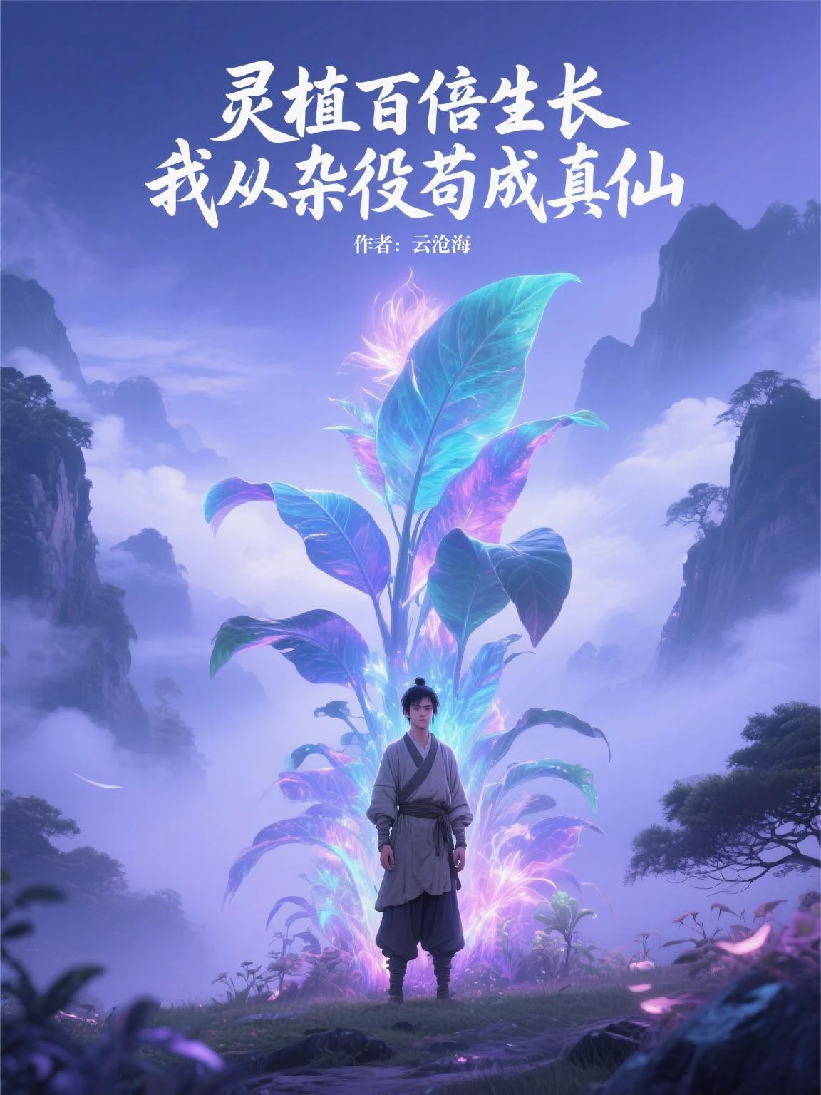 靈植百倍生長，我從雜役苟成真仙 封面