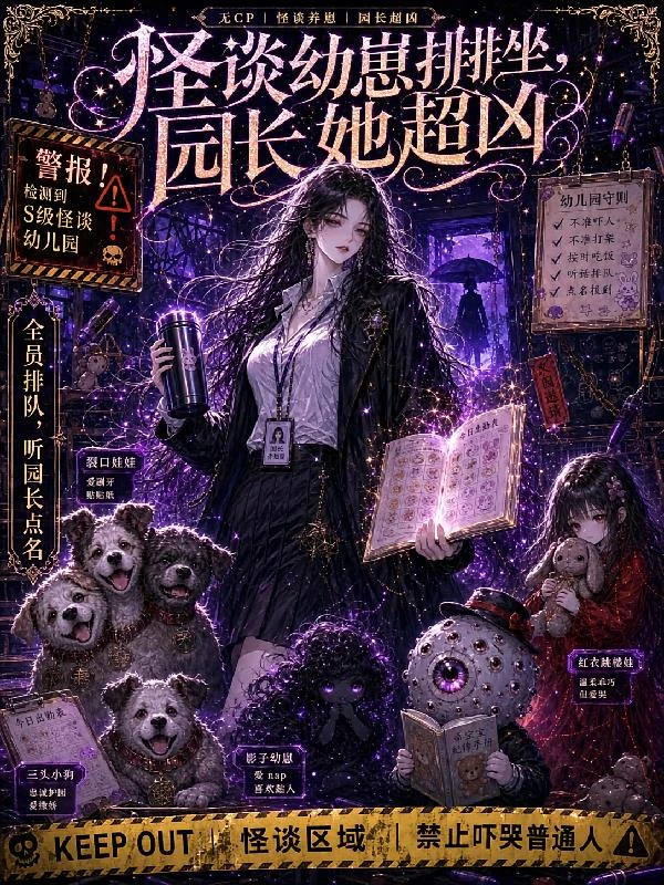 怪談幼崽排排坐,園長她超凶! 封面